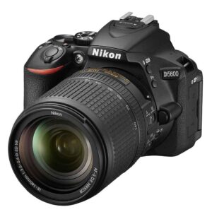 Nikon D5600 DSLR Camera 18-140mm VR Kit  with memory card Bag (Black)