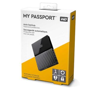 External Hard Drive WD My Passport 1TB Portable(Black)