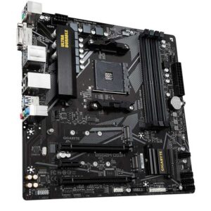 GIGABYTE B550M DS3H AM4 AMD B550 Micro-ATX Motherboard with Dual M.2, SATA 6Gb/s, USB 3.2 Gen 1, PCIe 4.0