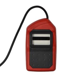 Morpho 1300 E3 Biometric Fingerprint Scanner(Red and Black)