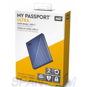 External Hard Drive WD My Passport 2TB Portable(Black)