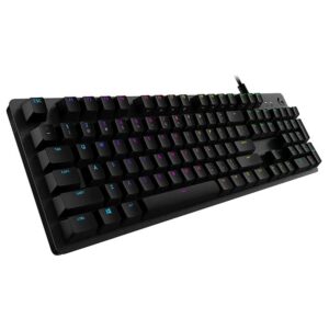 Logitech G 512 RGB Backlit Mechanical Gaming Keyboard with GX Blue Clicky Key Switches (Carbon)