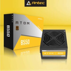 Antec Atom B550 550 Watt 80 Plus Bronze Certified Power Supply with Active Power Factor Correction (APFC) (B 550)