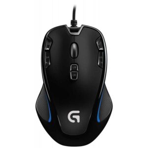 Logitech G300s Wired Gaming Mouse, 2,500 DPI, RGB, Lightweight, 9 Programmable Controls, On-Board Memory,  Black