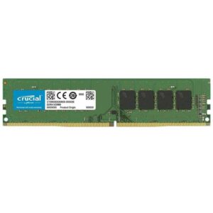 Crucial 8GB Single DDR4 2666 RAM MT/s (PC4-21300) SR x8 DIMM 288-Pin Memory