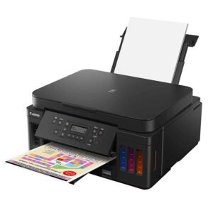 Canon PIXMA G6070 All-in-one Wi-Fi Colour Ink Tank Printer with Auto-Duplex Printing and Networking (Black)
