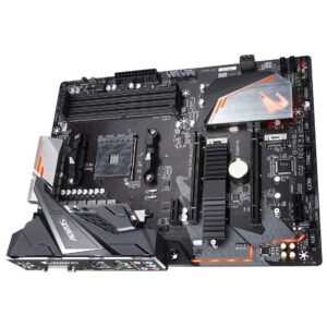 Gigabyte B450 AORUS ELITE (AMD Ryzen AM4/ M.2 Thermal Guard/Hmdi/DVI/USB 3.1/DDR4/ATX/Motherboard)