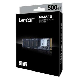 Lexar NM610 500 GB M.2 2280 PCIe Gen  NVMe Solid-State Drive (SSD)