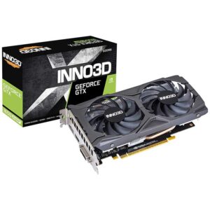 INNO3D GEFORCE GTX 1650  Twin X2 OC – 4GB GDDR6 128-Bit GRAPHICS CARD