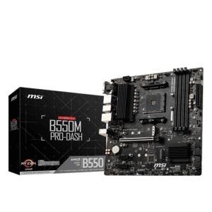 MSI B550M PRO Motherboard (AMD Ryzen 3000 3rd Gen AM4, DDR4, M.2, USB 3.2 Gen 1, Front Type-C, HDMI, Micro ATX)