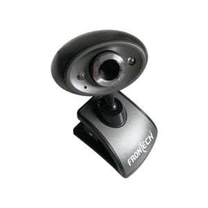 Frontech E-Cam FT-2254 Webcam Built in Mic with LED Lights for PC Web Cam for Video Calling