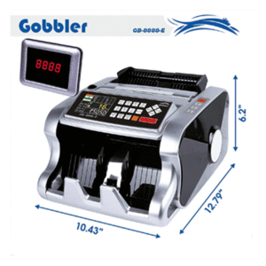 GOBBLER GB 8888-E Mix Note Value Counting Machine with Fake Note Detection Fully Automatic Note Counting Machine