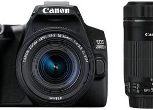 Canon EOS 200D II 24.1MP Digital SLR Camera + EF-S 18-55mm is STM Lens  is STM Lens (Black)