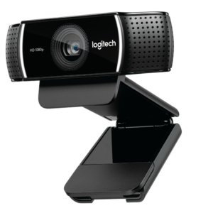 Logitech C922 Pro Stream Webcam (HD 1080p/30fps or HD 720p/60fps Hyperfast Streaming, Stereo Audio, HD Light Correction, Autofocus)
