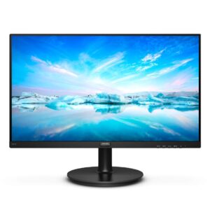 PHILIPS 241V8/94 23.8″ Smart Image LED Monitor with IPS Panel VGA and HDMI Connectivity (Full HD/ 4 MS Response time/ 75 Hz Refresh Rate/ Flicker Free/ VESA Mount)