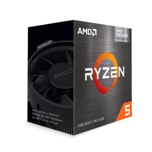 AMD Ryzen™ 5 5600G Desktop Processor (6-core/12-thread, 19MB Cache, up to 4.4 GHz max Boost) with Radeon™ Graphics