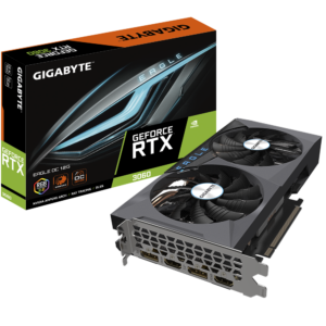 Gigabyte NVIDIA GeForce RTX 3060 Eagle OC 12G 12GB GDDR6 192-Bit Dual Fan Graphics Card