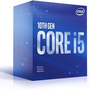 Intel Core i5-10400F Desktop Processor 6 Cores up to 4.3 GHz Without Processor Graphics LGA1200