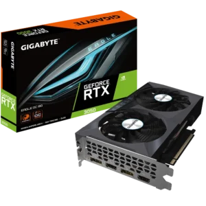 GIGABYTE GeForce RTX 3050 Eagle OC 8G Graphics Card, 2X WINDFORCE Fans, 8GB GDDR6 128-bit GDDR6 GV-N3050EAGLE OC-8GD