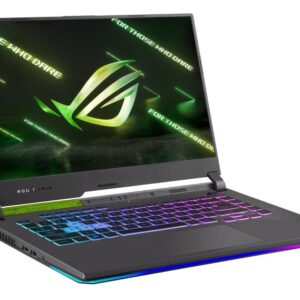 ASUS ROG Strix G15 G513RC-HN062W AMD Ryzen 7 6800H Gaming Laptop (16GB/512GB SSD/15.6″ FHD 144Hz 4GB RTX 3050 Graphics / Windows 11/4-Zone RGB Backlit KB/Green/2.1 kg)